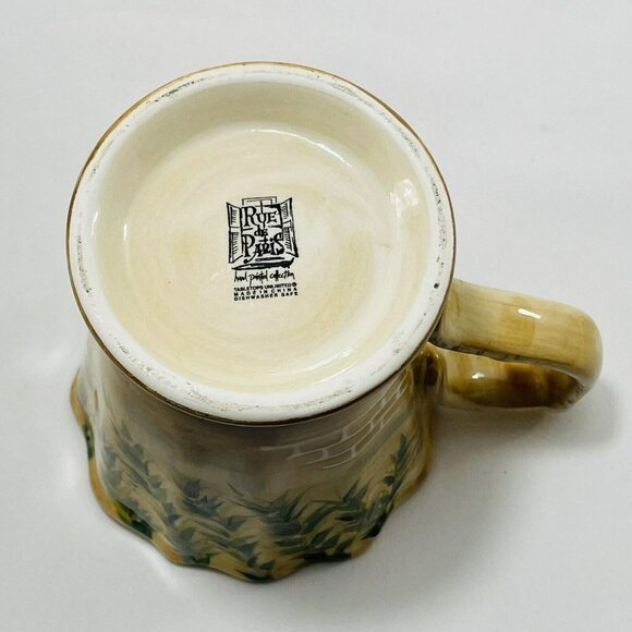 Tabletop Rue De Paris France Mug Hand Paint Souvenir Trip Ridge Large Restaurant - Picture 6 of 12